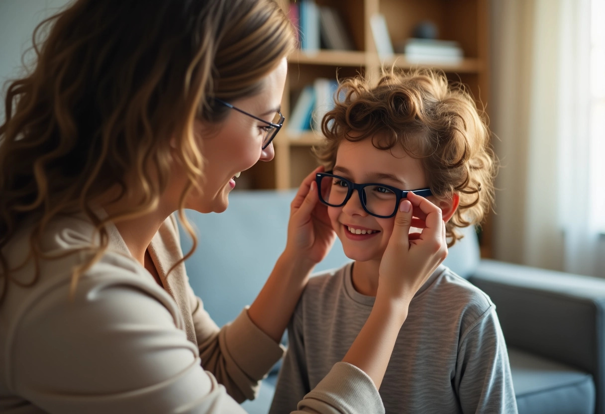 enfant lunettes