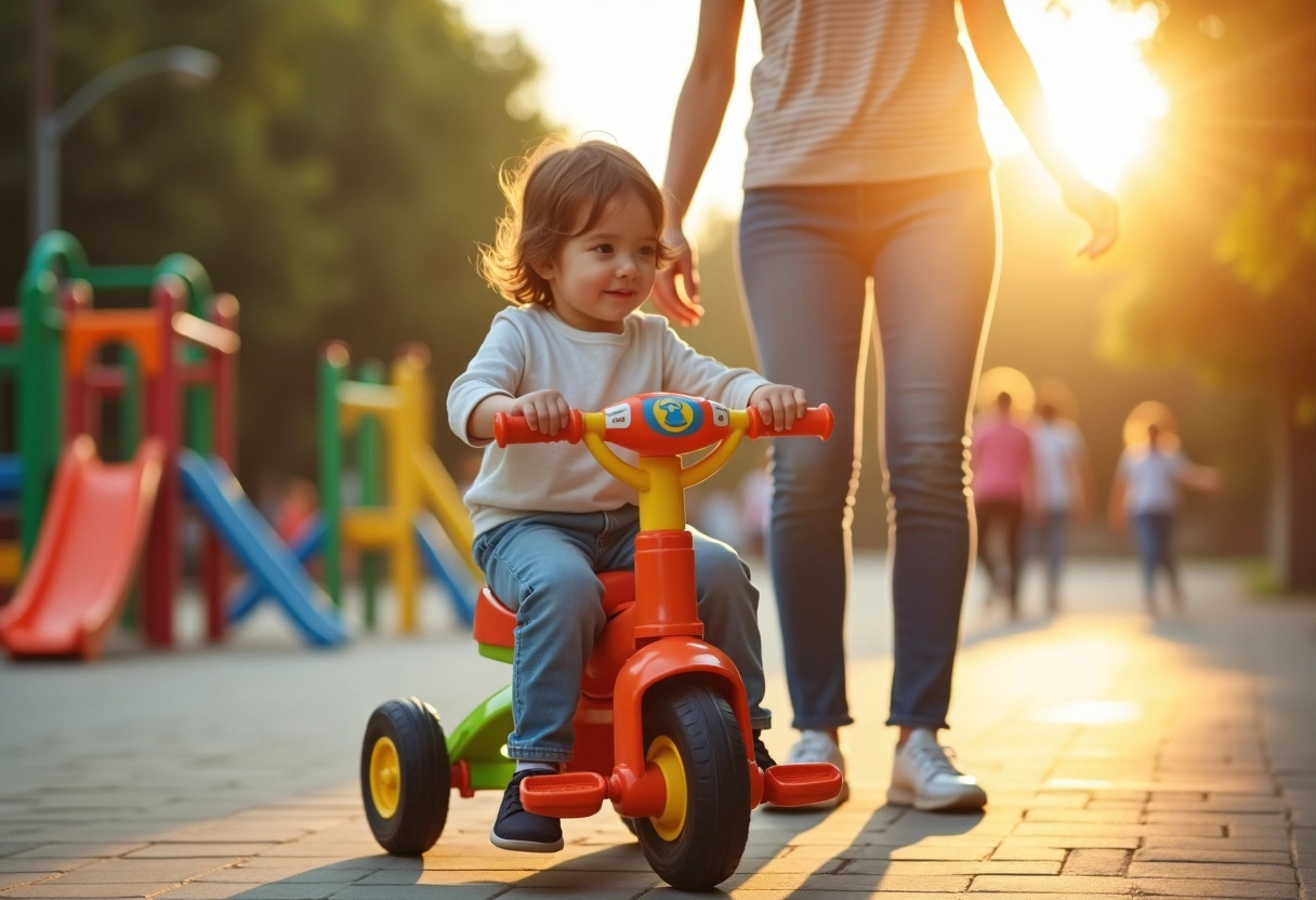 enfants tricycle