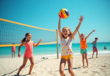 enfants faisant du sport